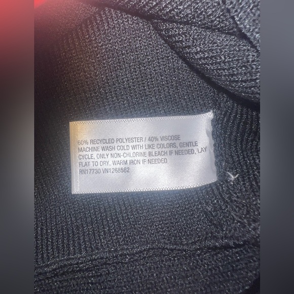 Wild Fable Black Ribbed Crop Top - Picture 4 of 4